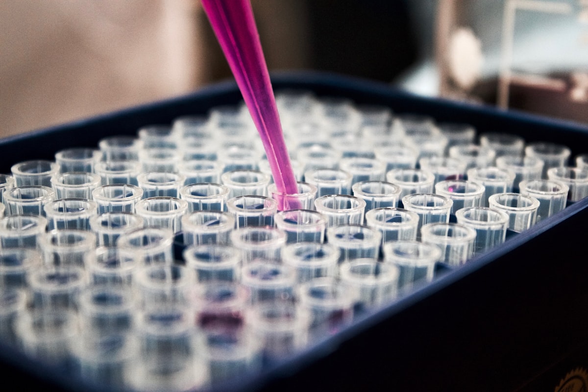 Scientific laboratory glassware with natural botanical extracts