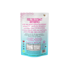 Mushroom Alchemy Social Gummy Euphoria Relaxation Ritual back packaging with ingredients and dosing guide