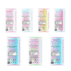 Chocolate Sampler - back of products