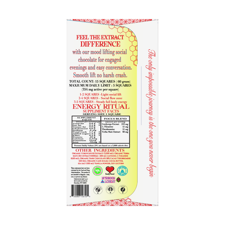 Social Chocolate Yerba Mate Energy Ritual